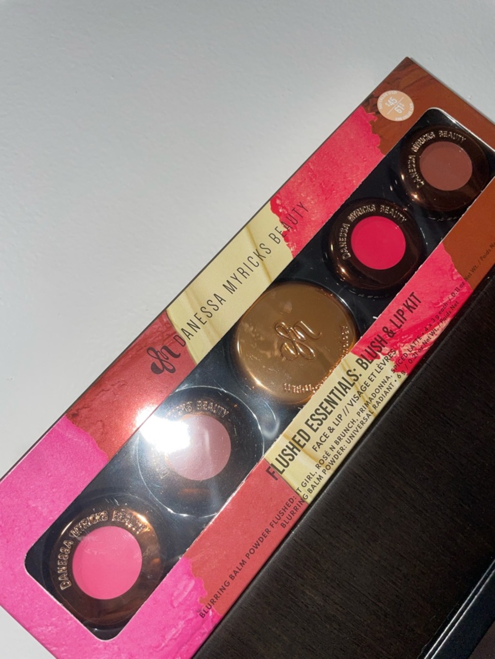 Danessa Myricks Beauty Flushed Essentials Blush & Lip Kit - Pink/Brown
